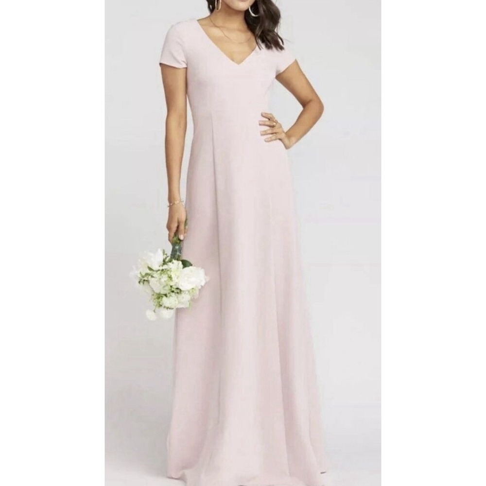 NWT Show Me Your Mumu Geneva Maxi Dress 3X Luxury Regency Dusty Pink Formal Gown